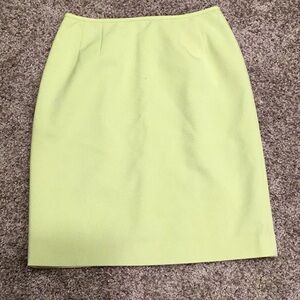 Kasper Lime Green Skirt Size 4